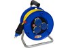 Kabelrolle 230 V (IP55) BAT Kunststoff blau, Kabel gelb (3G1,5) Länge 25 m